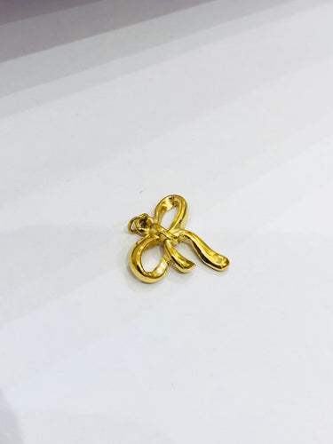 Bow Golden Pendant